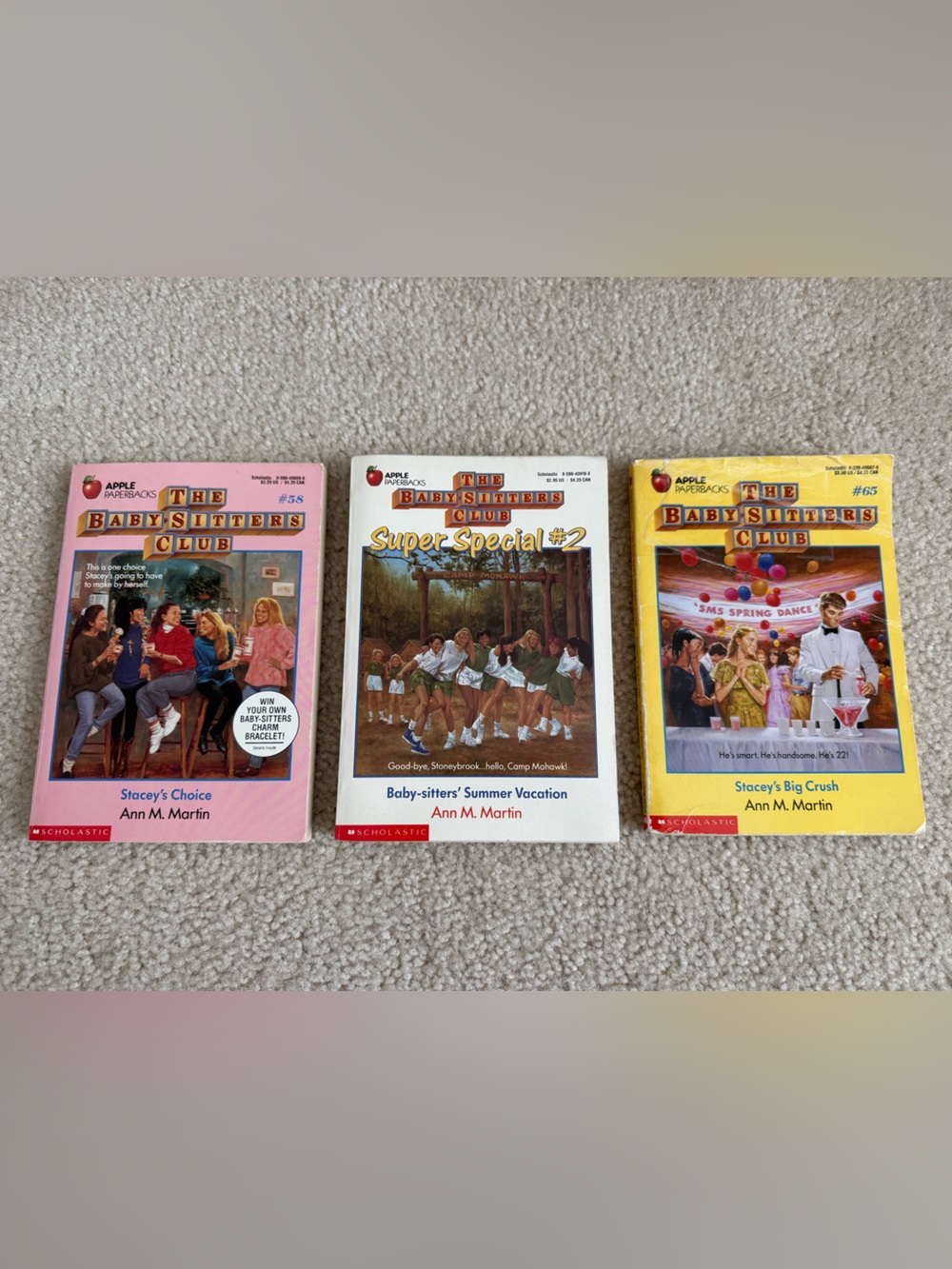 Vintage Babysitters Club Chapter Book Lot
